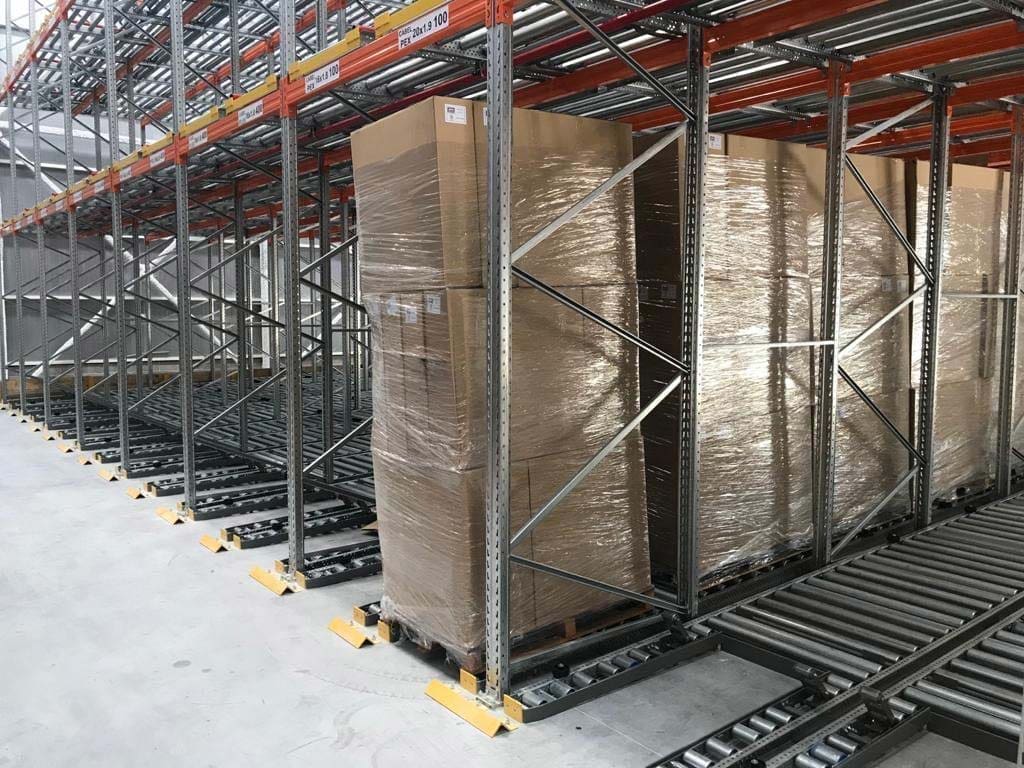 Rayonnage dynamique à palette – stockage efficace et ultra-dense - Image 1