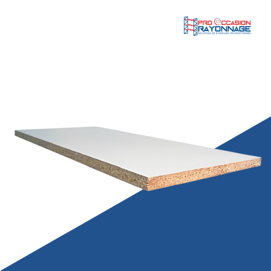 Panneau de bois mélaminé – Blanc - Image 1