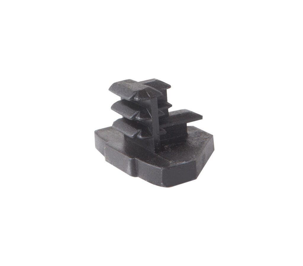 Pied plastique noir EPSILON – pour rayonnages métalliques - Image 1