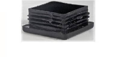 Pied plastique AD&rsquo;VANCE noir – pour rayonnages métalliques industriels mi-lourds - Image 1