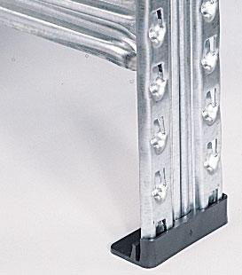 Pied plastique pour échelle de rayonnages galvastar et galv&rsquo;archives – 1767004 - Image 1