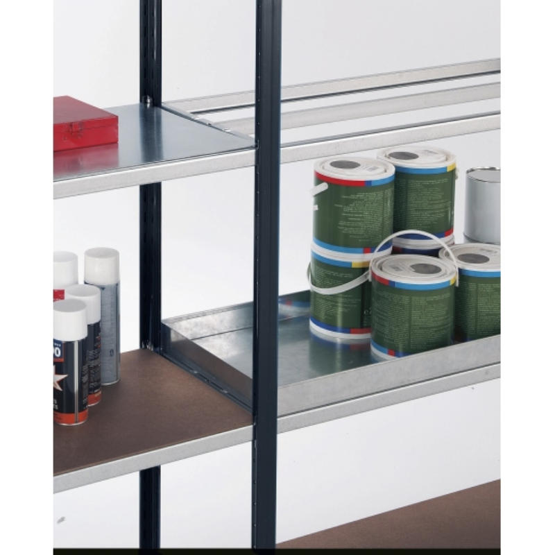 Plateau recouvrement galvanisé – Icare tubulaire – Accessoires pour Rayonnage - Image 1