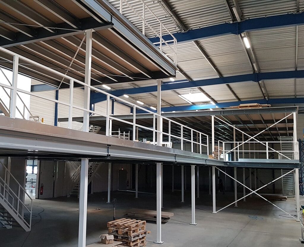 Plateforme de stockage Diplex – fabrication en Rhône-Alpes – installation dans toute la France - Image 1