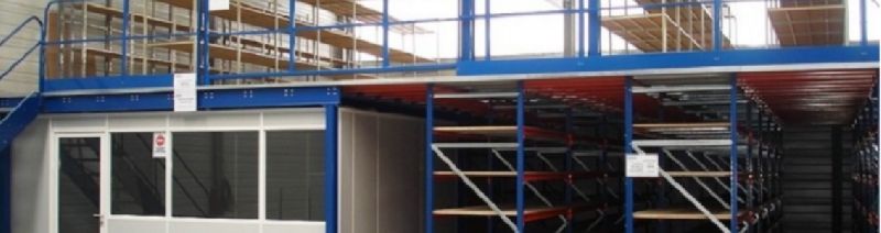 Plateforme sur rayonnage – mezzanine industrielle sur mesure – jusqu&rsquo;à 3 niveaux - Image 1