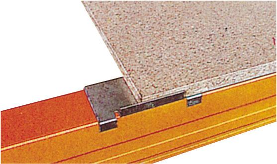 Platelage aggloméré pour rayonnage lourd palstar l.2700 x p.1000 mm – 5100760 - Image 1