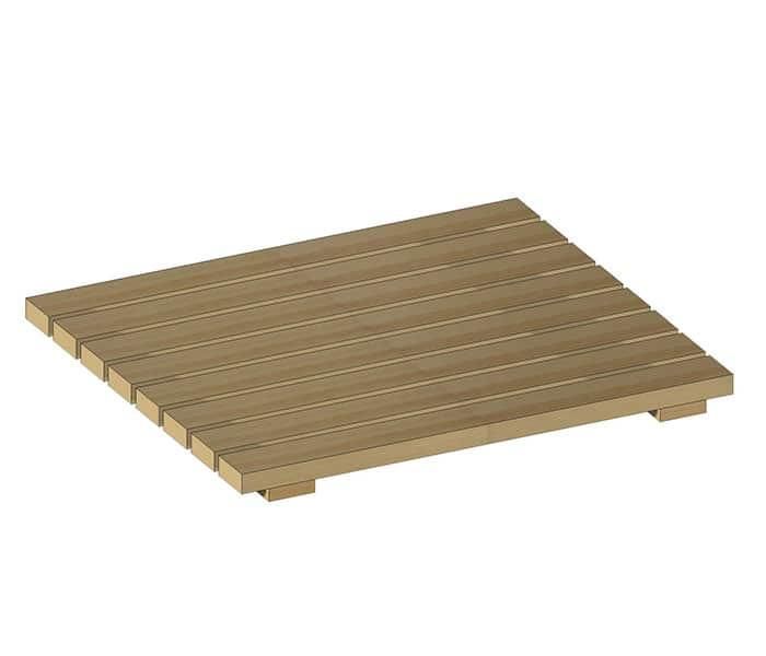 Platelage bois pour rayonnage - Image 1