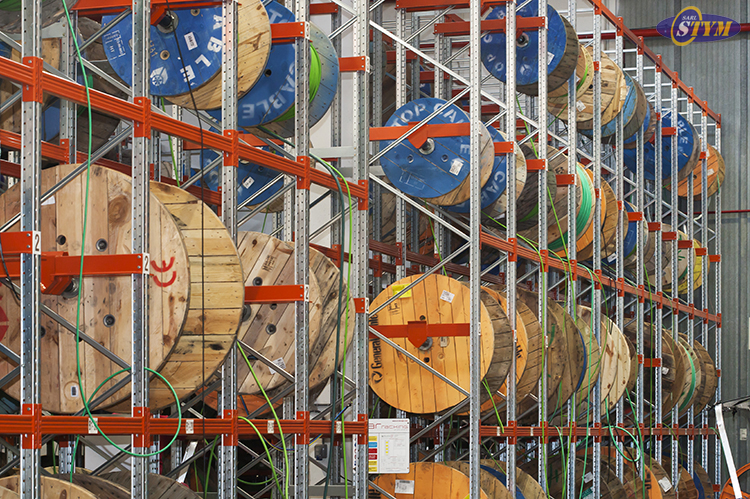 Porte-bobine pour stockage de câbles, cordes et tissus en bobines ou rouleaux - Image 4