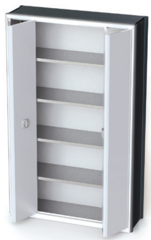 Porte pliante rayonnage DS – Rayonnage Icare 2000 mm - Image 1