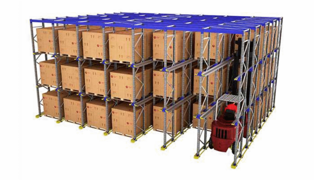 Rack accumulation pour entrepôt – système compact de stockage à haute densité - Image 1