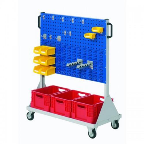 Rack mobile vide avec panneaux. H1230xl1000xp500mm. - Image 1