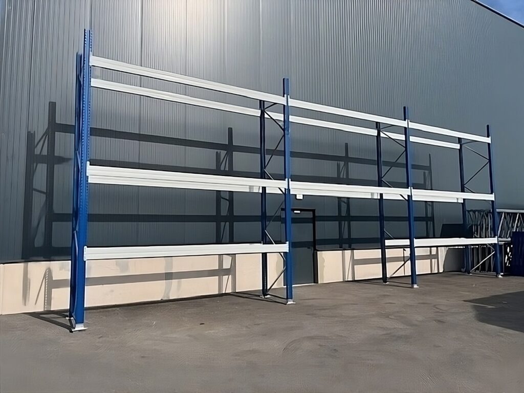 Rack de stockage d&rsquo;occasion Jungheinrich 5000 mm x 1100 mm en acier galvanisé - Image 1