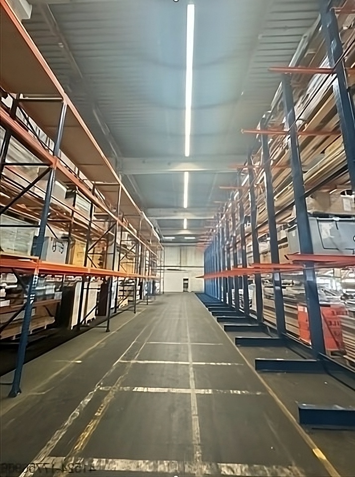 Rack de stockage d&rsquo;occasion Polypal Rayonnage palettes lourd 7,0m x 1,1m – 5,5m x 1,1m - Image 1