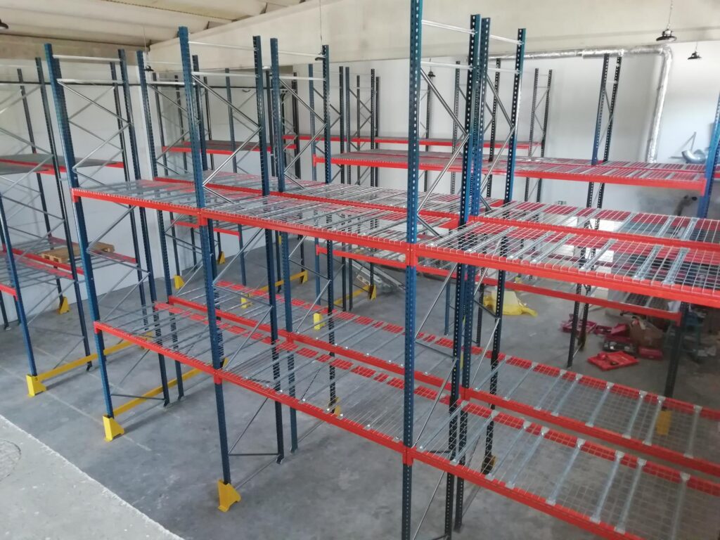 Rayonnage à palette – vente uniquement – toutes hauteurs disponibles 1