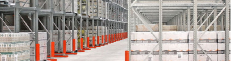 Rayonnage par accumulation – absices – stockage compact pour palettes identiques - Image 1