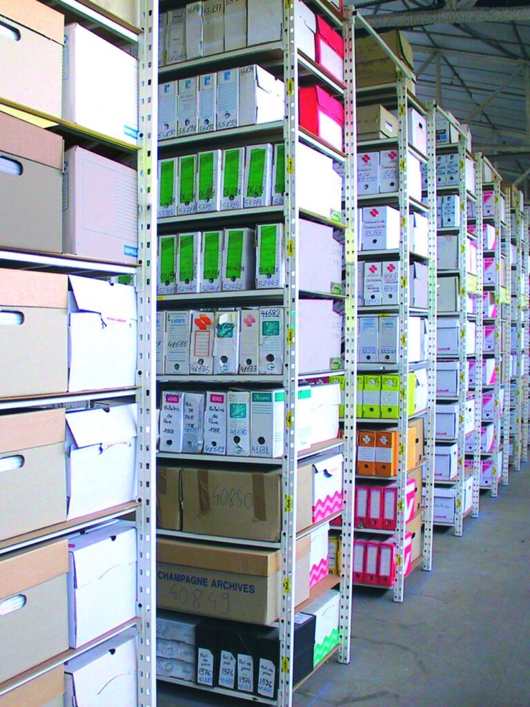 Rayonnage archives tubulaire léger ProfilTUB – finition époxy et modularité pour stockage de petits volumes - Image 1