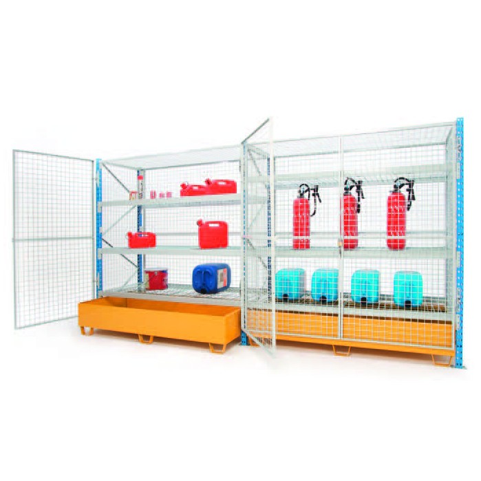 Rayonnage EPSIVOL de rétention – stockage sécurisé pour produits volumineux et polluants - Image 1