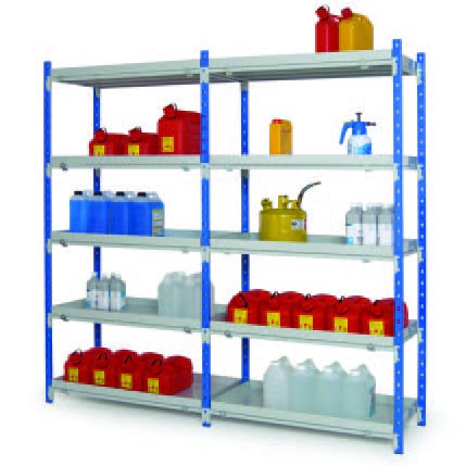 Rayonnage FLIP de rétention – stockage sécurisé pour produits polluants et non corrosifs - Image 1