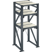 Rayonnage lourd 890x860x2000mm – 2 cadres extensibles, 1 cadre fixe, capacité 9000 kg - Image 1