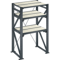 Rayonnage lourd 1290x860x2000mm – 2 cadres extensibles, 1 fixe, charge max 9000kg - Image 1