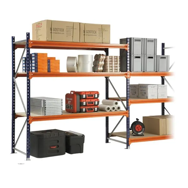 Rayonnage semi lourd 60 cm profondeur avec plancher bois 475 kg – Réf 1245-23305 - Image 1