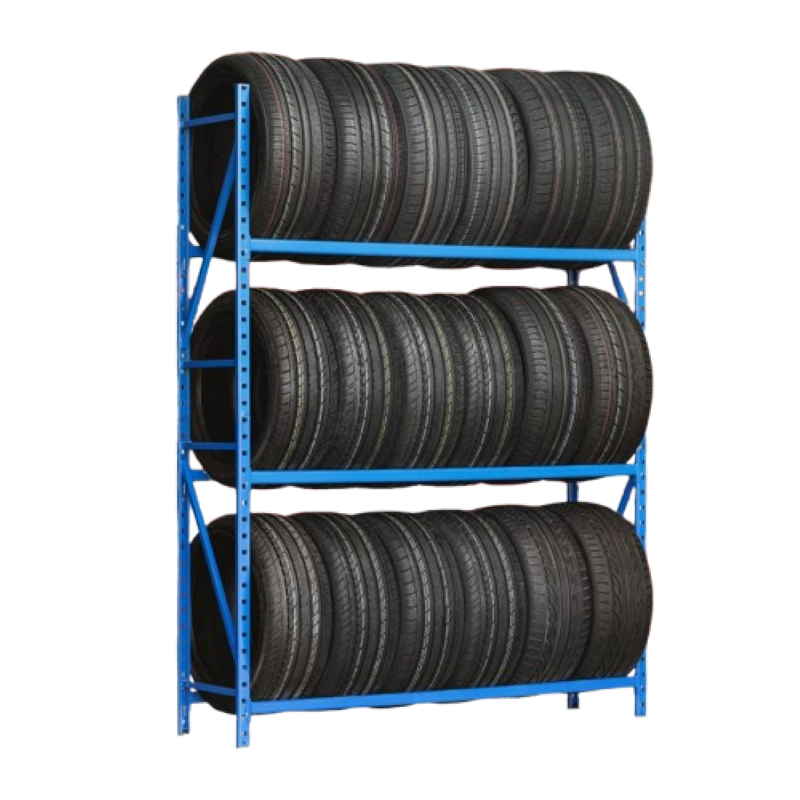 Rayonnage Porte Pneus RANGECO – Hauteur 2400 mm, Profondeur 500 mm, 4 niveaux, neuf - Image 1
