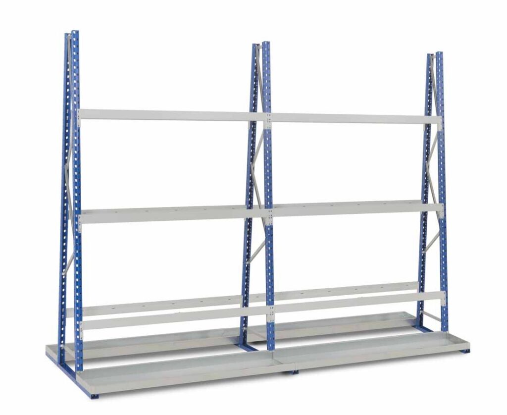Rayonnage vertical Activol Epsivol – Stockage charges longues – Socle galvanisé – 2500/3000 mm - Image 1