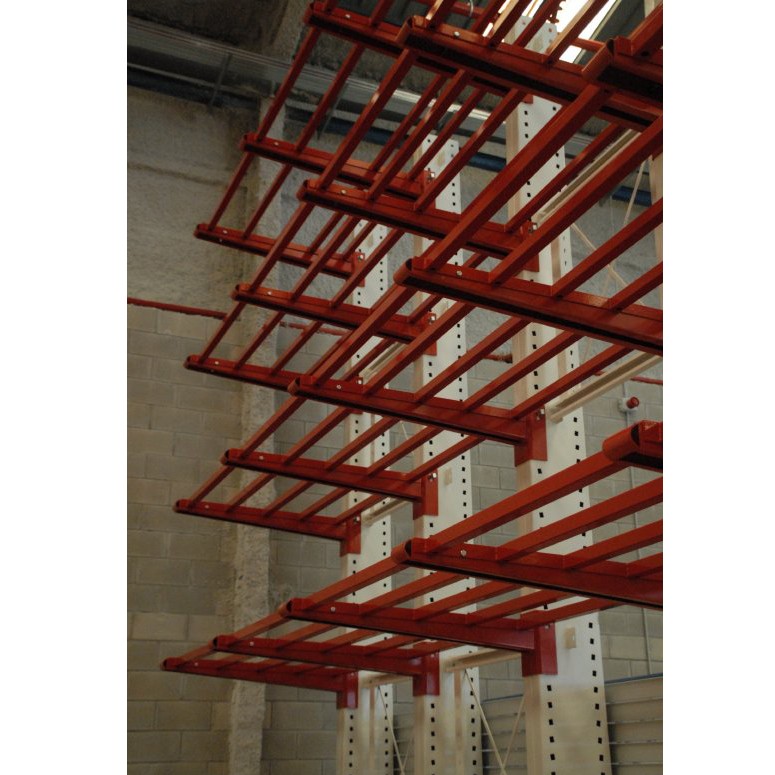 Recouvrement des niveaux – Rayonnage cantilever RAYONOR CAN01 et CAN02 pour stockage charges longues - Image 1