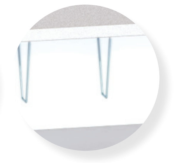 Séparateur fil galva (lot de 10) – Rayonnage DS – Rayonnage léger - Image 1