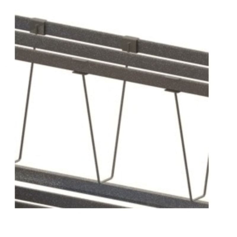 Séparateur fil pour profondeur 300 à 400mm – Icare tubulaire – fixation sur lisse de façade (lot de 10) - Image 1