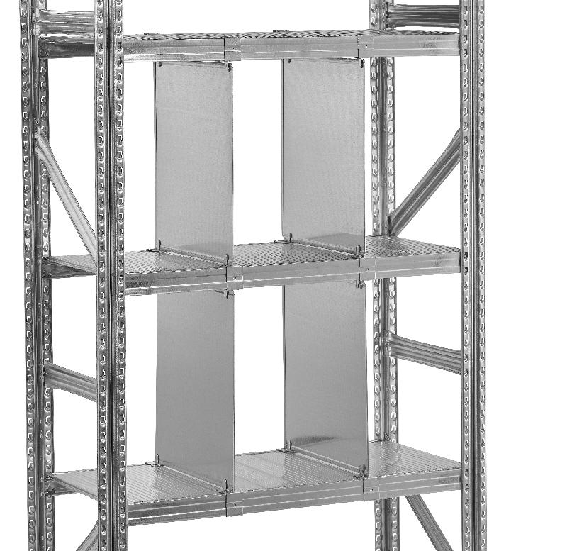 Séparateur métallique p.700 x h.444 mm – 1767768 - Image 1