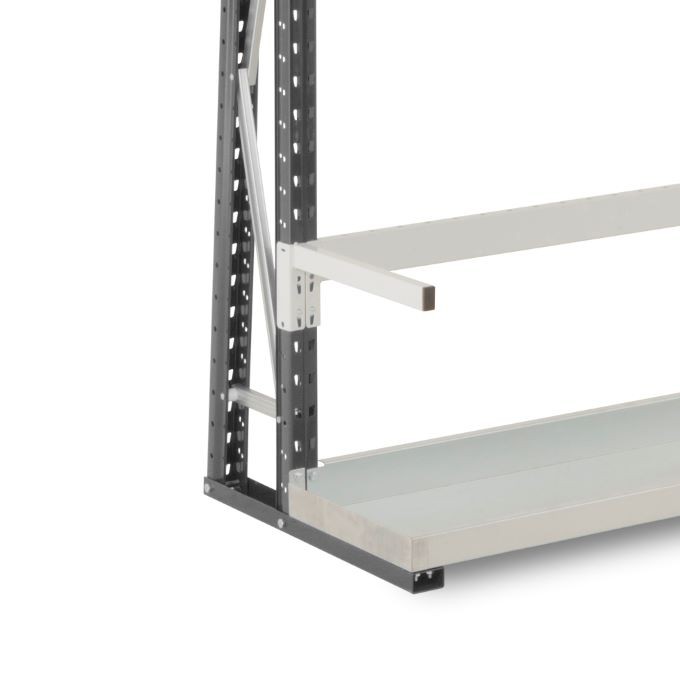 Séparateurs tubes EPSIVOL VERTICAL – rayonnage cantilever rack – gris perle RAL 7035 – 350 mm ou 500 mm - Image 1