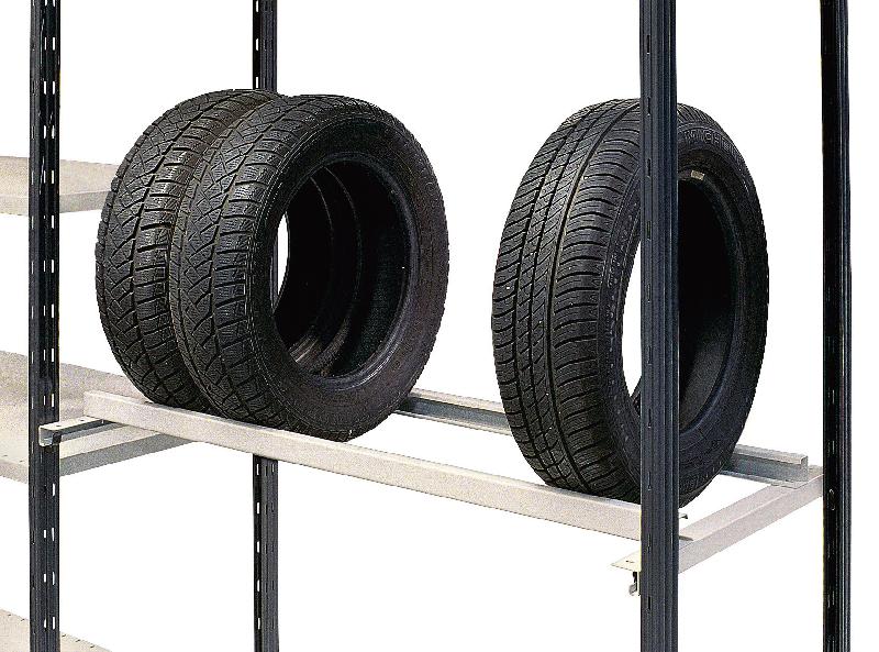 Support porte-pneus l.1170 x p.500 mm pour rayonnage ru – 1403759 - Image 1