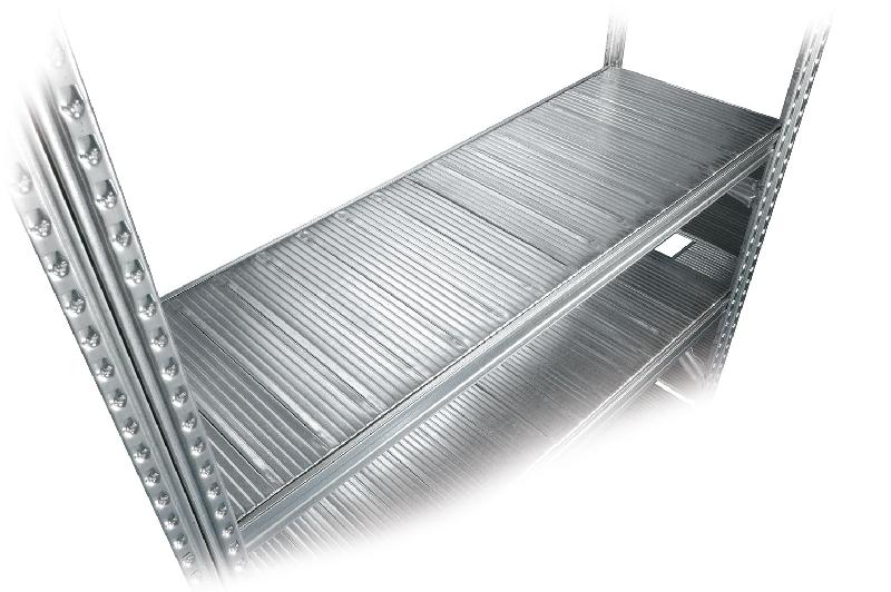 Tablette de rayonnage métallique galvastar l.1200 x p.320 mm charge 180 kg – 1780519 - Image 1