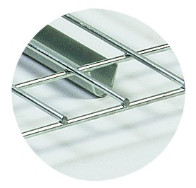 Tablette grillagée U – recouvrement pour palettier léger - Image 1