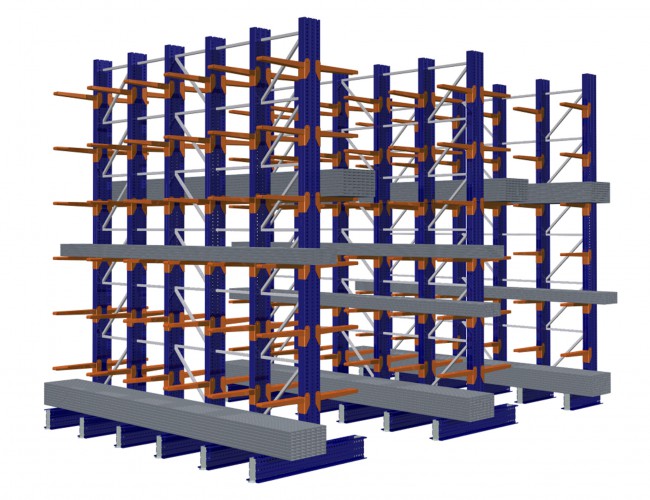 Cantilever – Système de rangement pour produits larges et irréguliers - Image 1