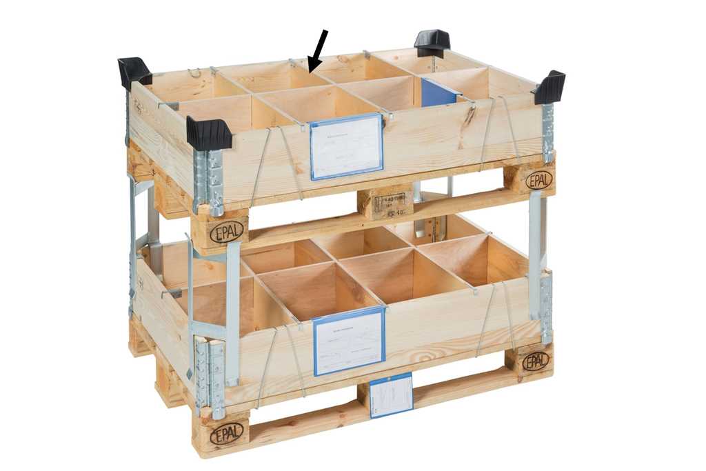 Séparateur transversal en contreplaqué pour rehausse bois 800 mm – 5903020PE2 - Image 1