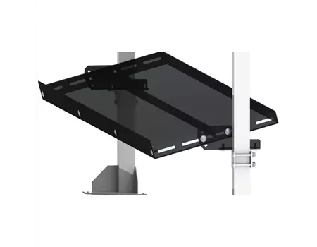 Butée pour étagère 149,5 cm – Longueur 149,5 cm, dépasse de 20 mm, perforations tous les 40 mm - Image 2