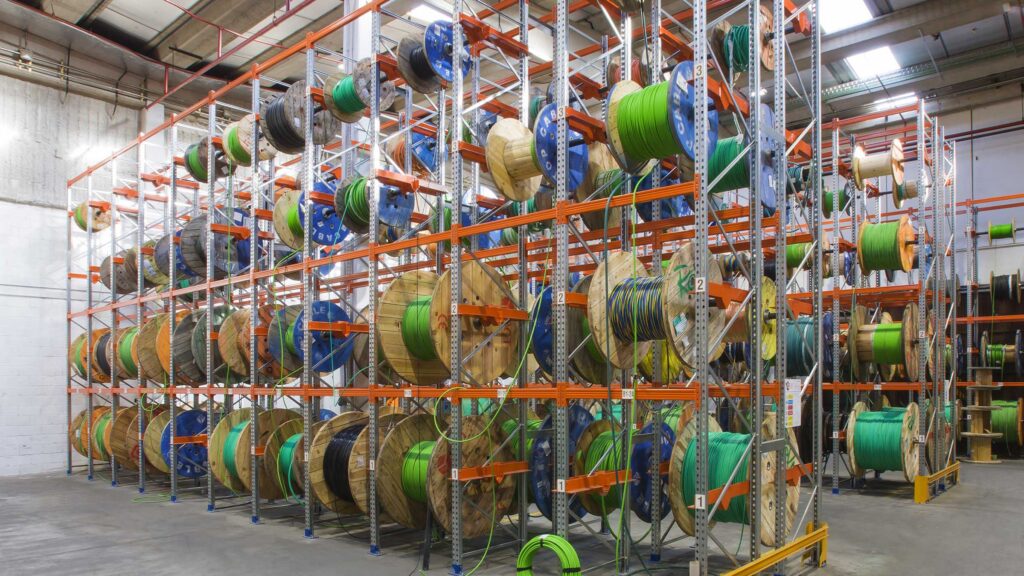 Porte-Bobines – Supports pour bobines latéraux et frontaux – Stockage industriel robuste - Image 4