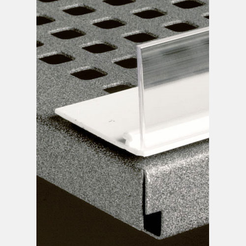 Butée magnétique transparente ou grise – Hauteur 30mm pour gondole et rayonnage - Image 2