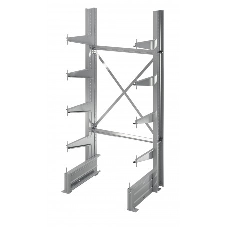 Cantilever Lourd OmniMetal – Rayonnage porte-à-faux pour stockage charges longues 4m à 6m - Image 1