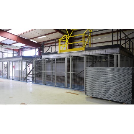 Plate-forme industrielle sur-mesure – structure acier tubulaire ou IPN – platelage tôle ou caillebotis - Image 3