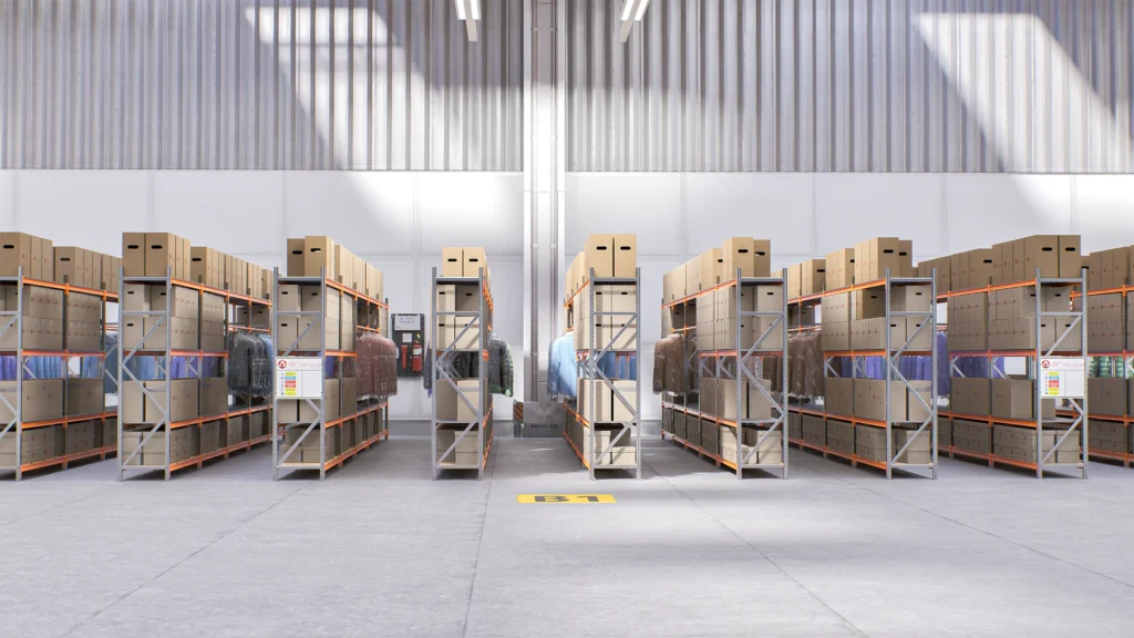 Picking vêtements suspendus – Rayonnages textiles modulables avec barres et cintres pour stockage - Image 4