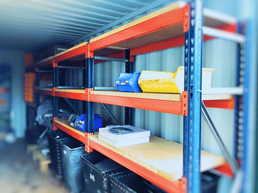 Rack de stockage d&rsquo;occasion MECALUX 1,9 m x 600 mm – acier haute résistance - Image 1