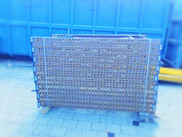 Rack de stockage d&rsquo;occasion ALSER 2m x 1050mm bleu industriel en acier galvanisé - Image 1