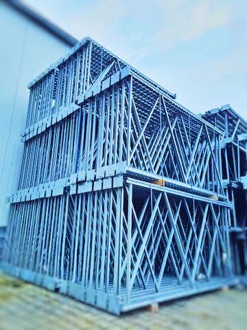 Rack de stockage d&rsquo;occasion FERALCO 6,91m x 1100mm en acier galvanisé - Image 1