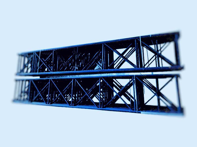 Rack de stockage d&rsquo;occasion JUNGHEINRICH 6,4m x 1050mm en acier galvanisé - Image 1