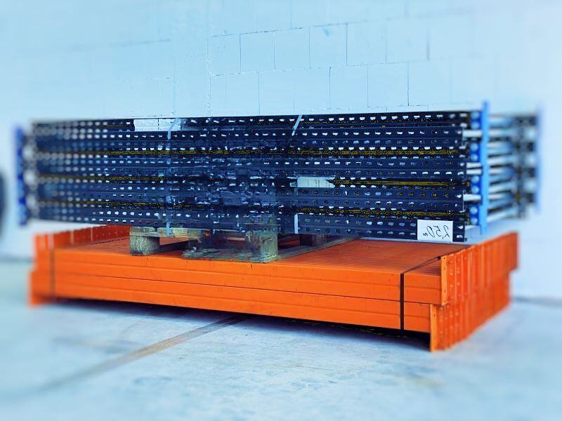 Rack de stockage d&rsquo;occasion POLYPAL 2,5m x 1100mm – acier galvanisé, modulaire, jusqu&rsquo;à 2000 kg - Image 1