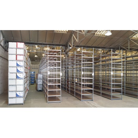 Rayonnage à archives OmniMetal – stockage optimisé pour dossiers suspendus et boîtes - Image 2