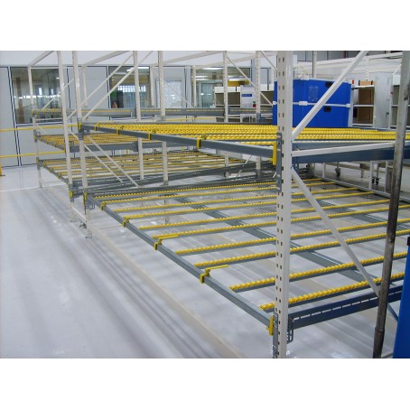 Rayonnage Dynamique cartons – Stockage FIFO pour préparation de commande – Gain de place 35% - Image 3