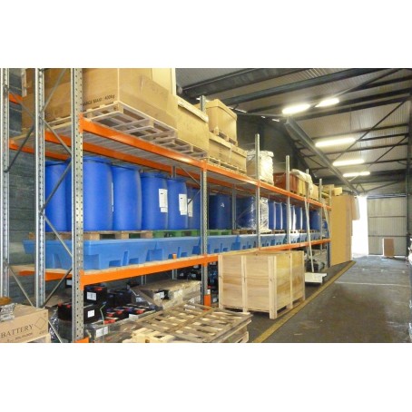 Rayonnage lourd – Palettier rack à palettes en acier galvanisé avec lisses peintes – Norme NF EN 15512 - Image 2